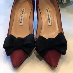Manolo elegant woman heels authentic